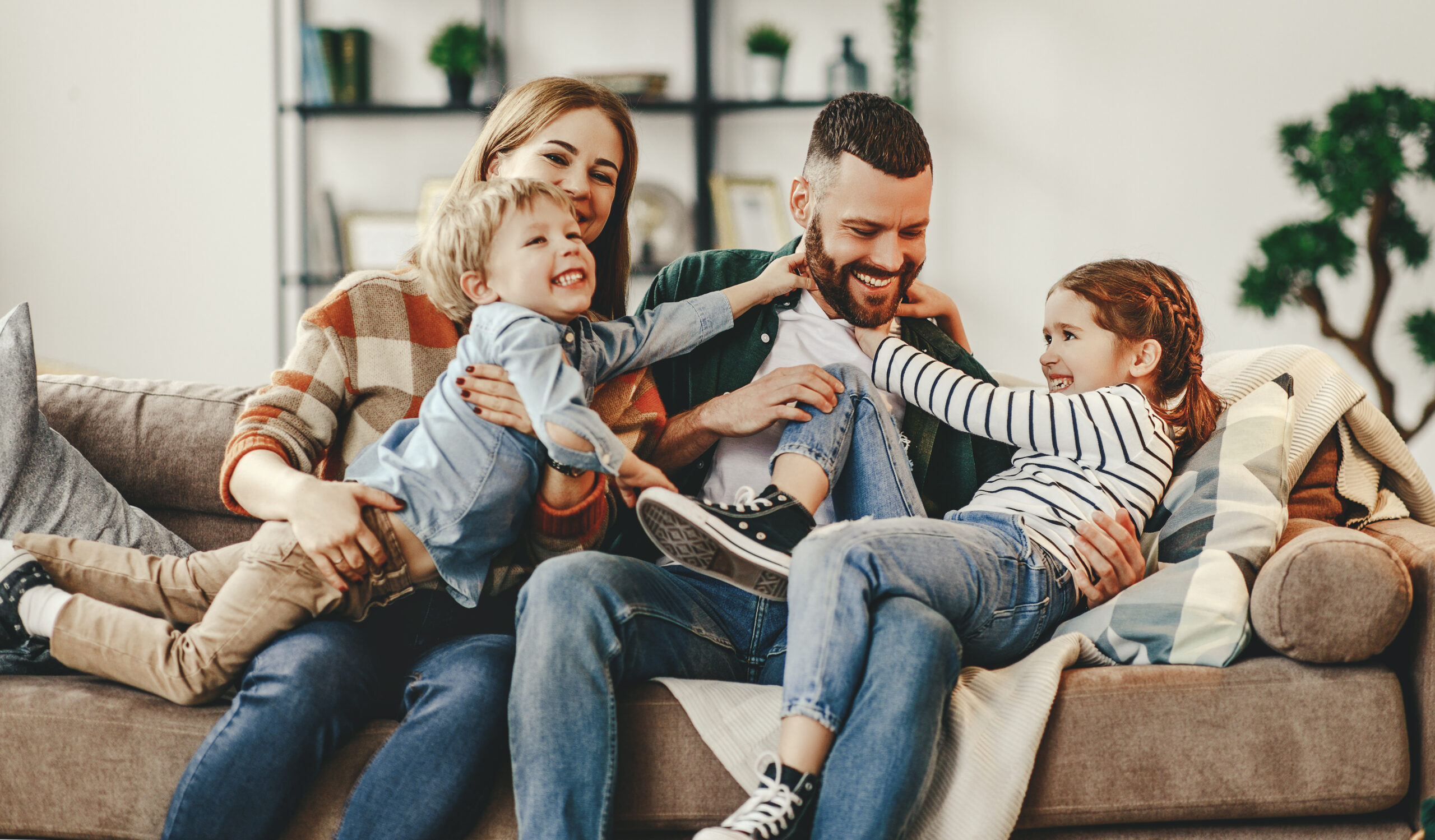 family-on-couch