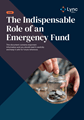 Front cover of The indispensable role of an emergency fund document